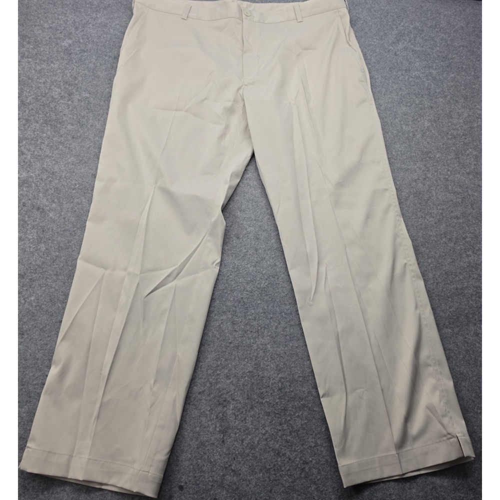 Nike Golf Dri-FIT  NWT  Golf Pants Cream Size 40x30 White Swoosh Logo